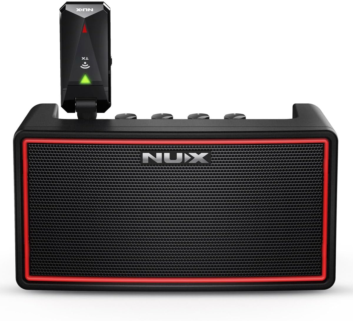 NUX Mighty Air Wireless Stereo Modelling Guitar/Bass Amplifier with Bluetooth, Mobile App, User Friendly Music Player, Up to 18 Hours Playing Time