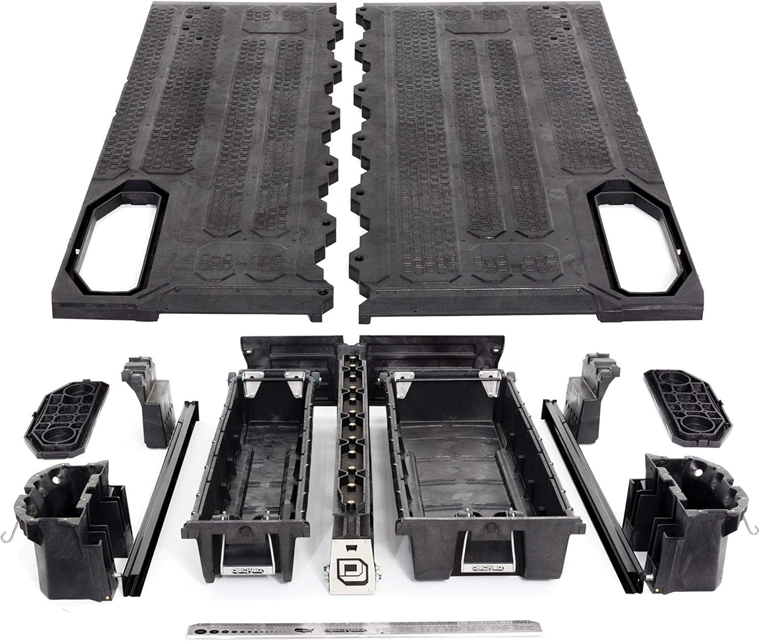 DECKED Truck Bed Storage System Includes System Accessories | Compatible with GMC Canyon & Chevrolet Colorado (2015-current)