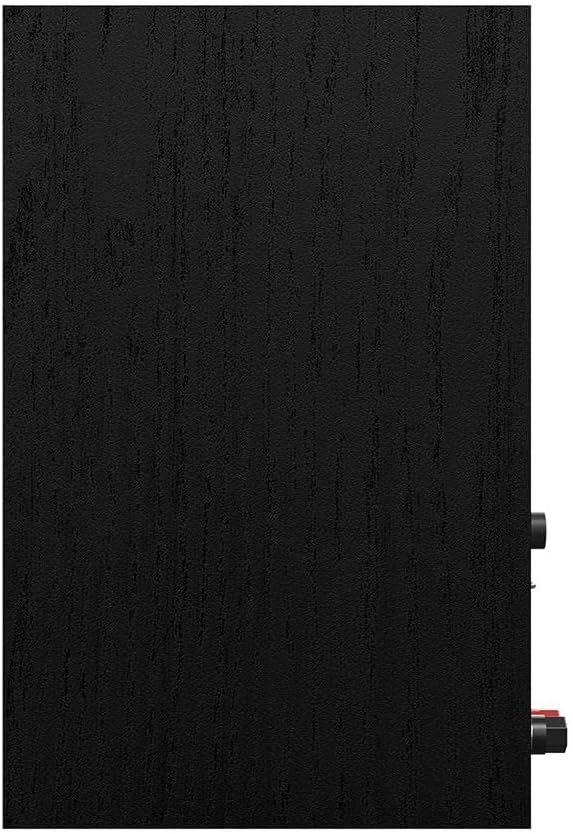 Klipsch Reference R-40PM Powered Bookshelf Speakers - 90-Degree x 90-Degree Tractrix Horn - Linear Travel Suspension - Sleek, Modern Appearance