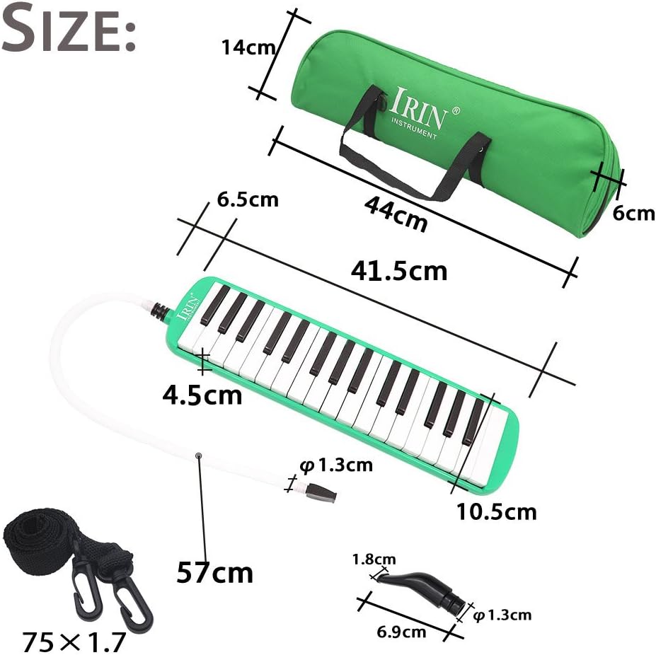 Concertina Accordion 20-Button And 32 Keys Melodica Piano Musical Instrument