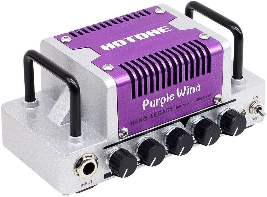 Hotone Nano Legacy Purple Wind 5-Watt Compact Guitar Amp Head with 3-Band EQ