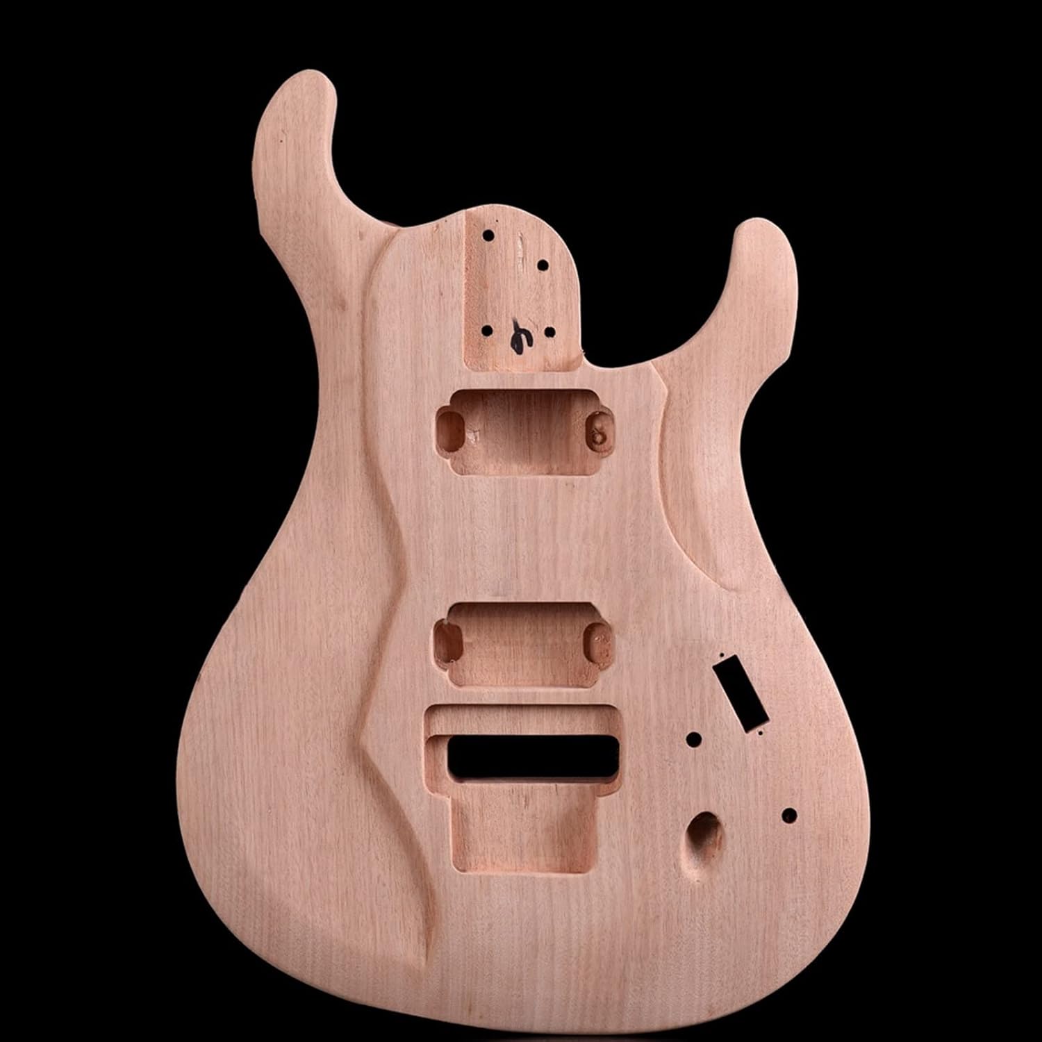 DIY Electric Guitar Kit 6 Strings DIY Electric Guitar Kit with Tremolo System Mahogany Body Maple Neck Rosewood Fingerboard