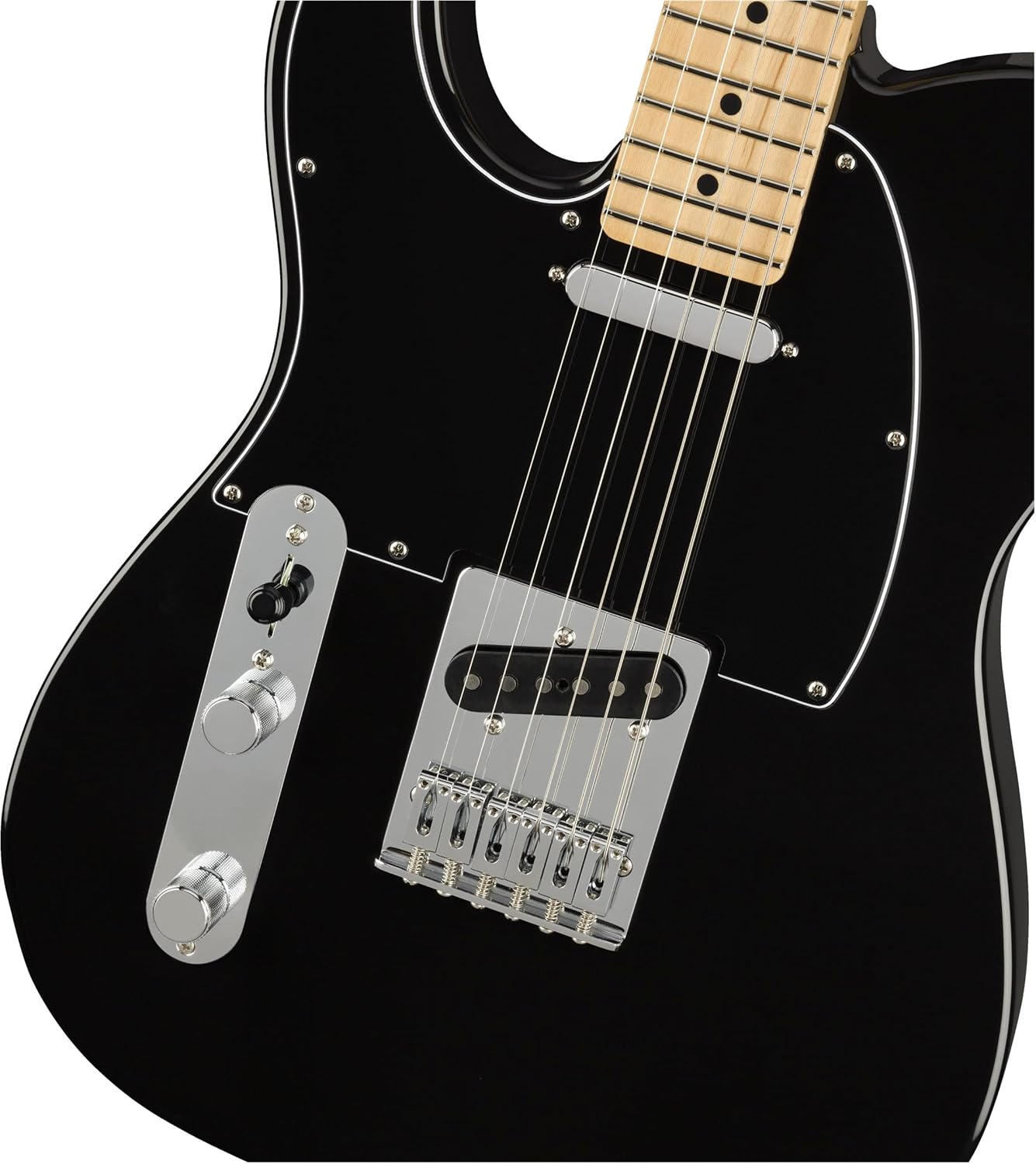 Fender Player Telecaster® Left-Handed - Black Bundle with Premium Tweed Case, Instrument Cable, Tuner, Guitar Strap, Extra Strings and Austin Bazaar Guitar Essentials DVD