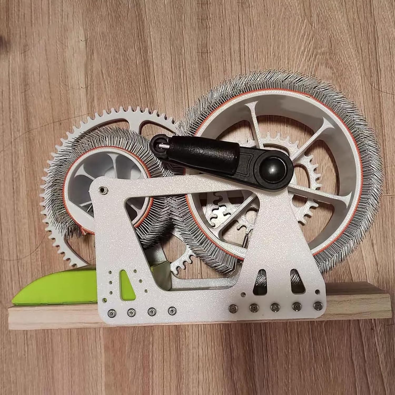 Wool Carding Machine, Manual Wool Felt Drum Carder for DIY Craft, Fast Color Mixing, Wooden Wool Blending Board, Ideal for Carding Wool Fibers and Making Felt Projects