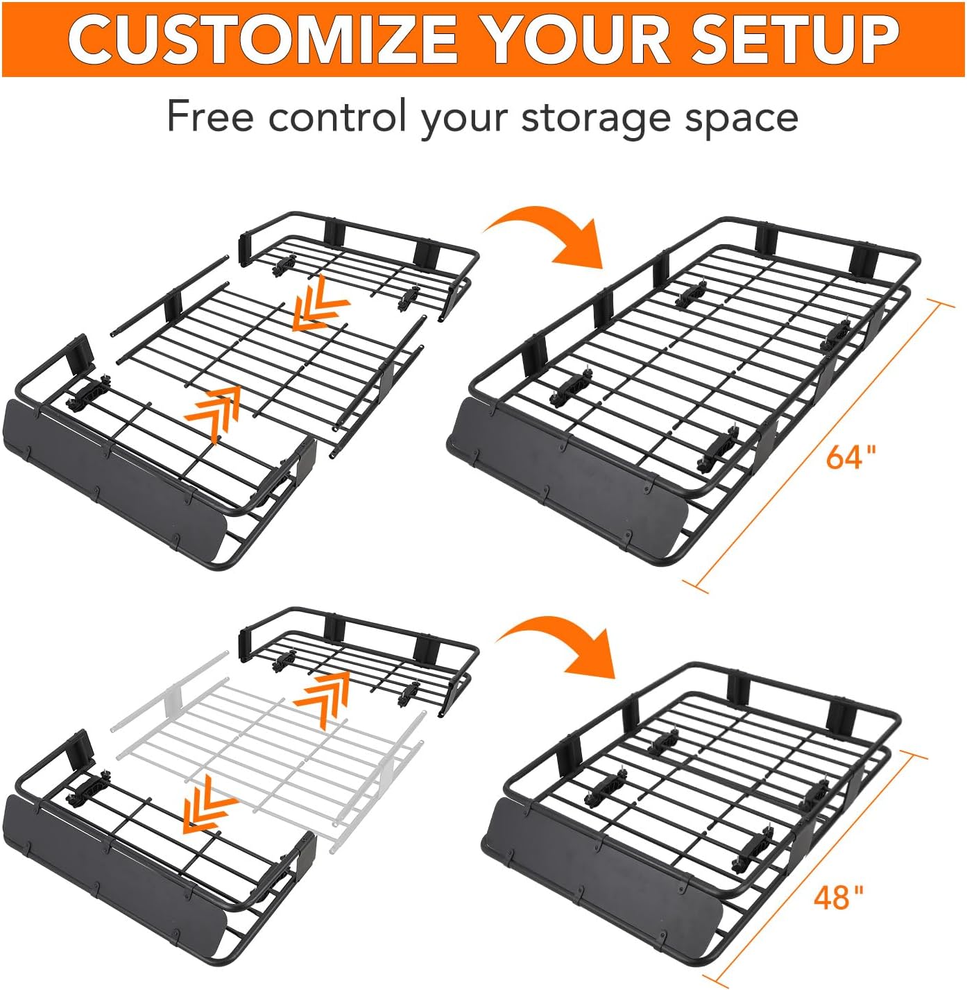 Rooftop Cargo Basket 64