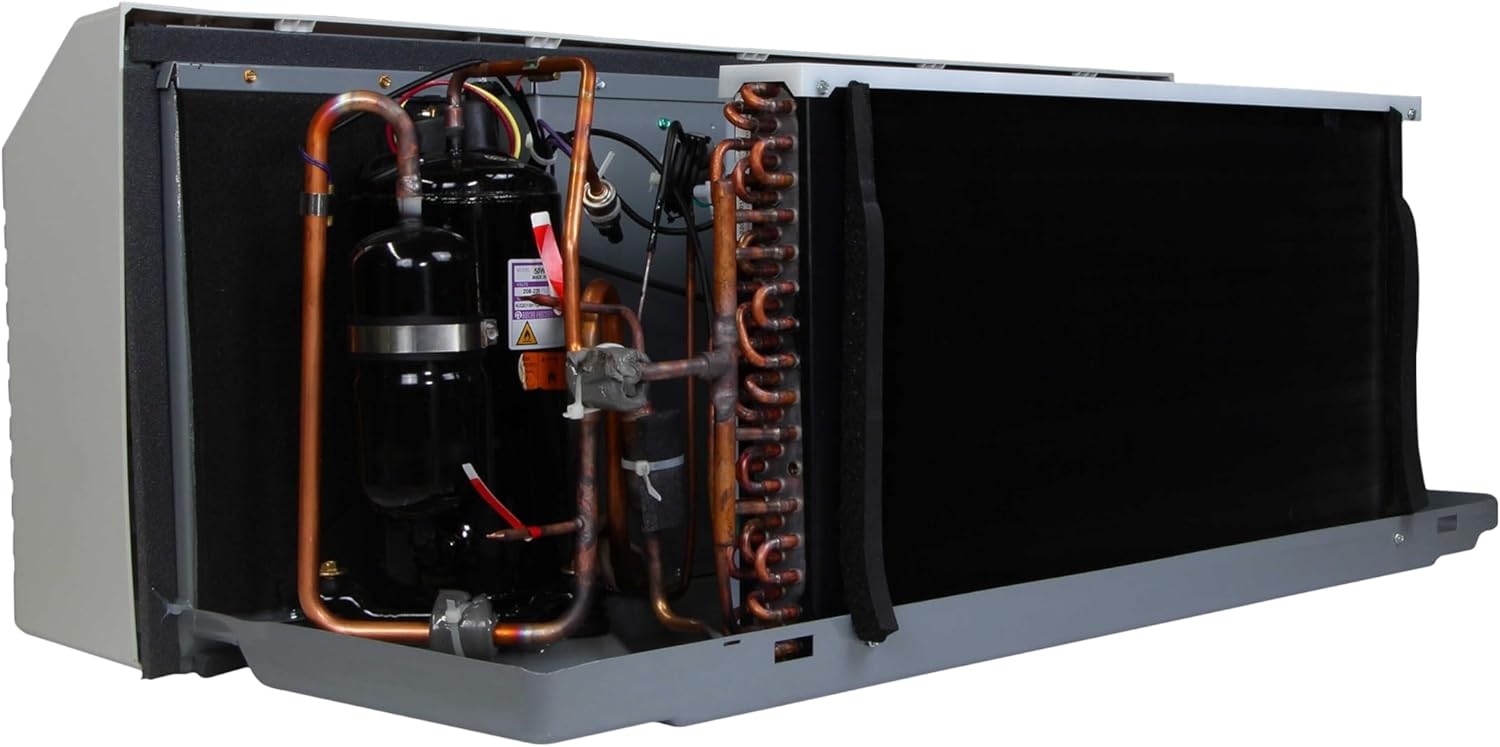 AMANA J-Series PTAC 12,000 BTU Air Conditioner with 3.5 kW Heater, 20 Amp Plug - R32 - PTC123J35AXXX - A/C Unit Only