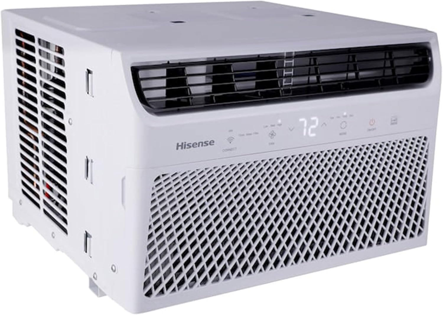 Hisense 350-sq ft Window Air Conditioner with Remote (115-Volt; 8000-BTU) 3 modes (Cooling, Fan, Dehumidifier), Wi-Fi enabled, Noise Level dB 53, ConnectLife App, AW0822CW1W (Renewed)