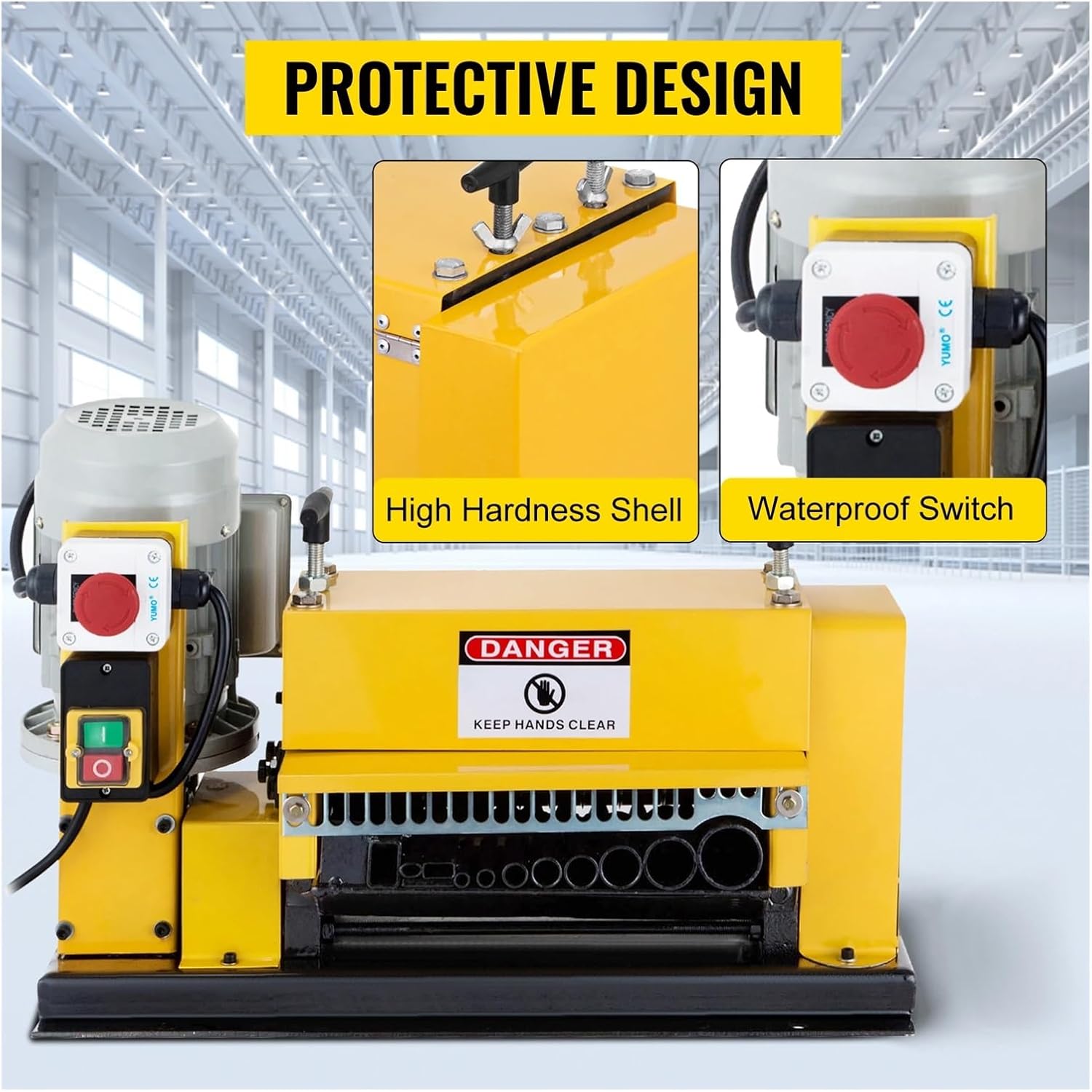 1-38mm Wire Stripping Machine Copper Cable Stripper Scrap Recycle Tool Automatic Electric Wire Stripper WIth 10 Blades with Efficiency