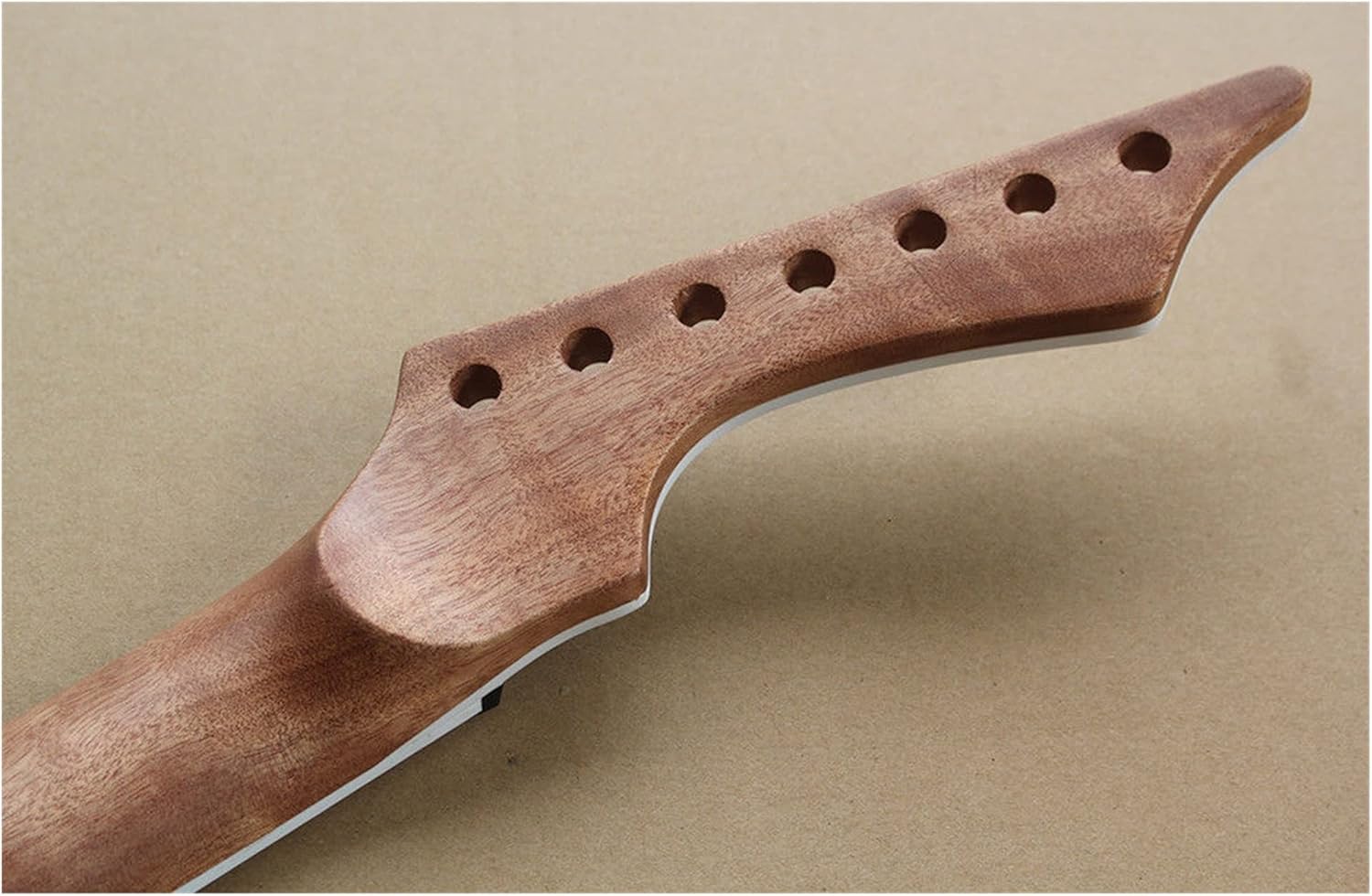 Unfinished 7 Strings Mahogany Electric Guitar Neck 24 Frets Rosewood Fretboard Guitar ​Neck Replacement
