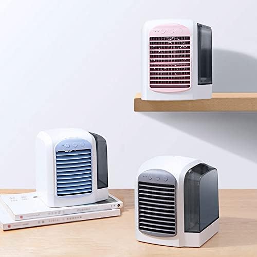 Portable Air Conditioners, Evaporative Air Cooler, 3 Wind Speed & LED Night Light, Personal Mini Air Cooling Fan for Room (Color : Blue)