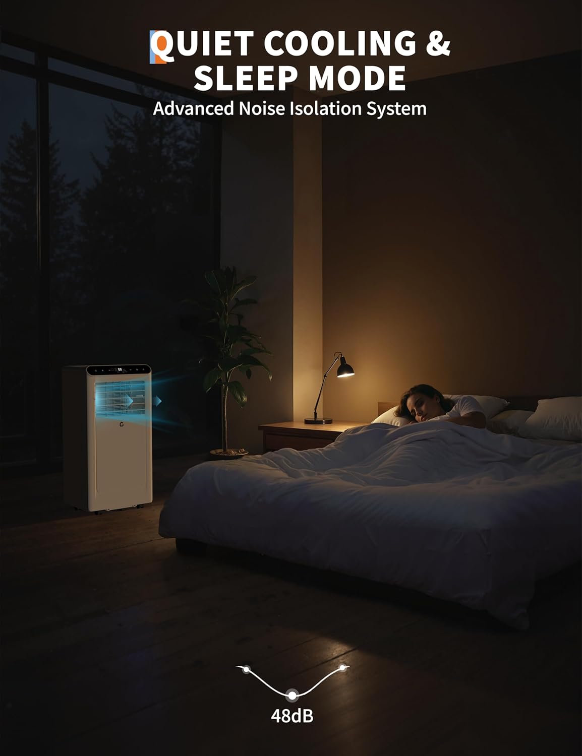 Garvee 8,000 BTUs Portable Air Conditioners, Portable AC for Room Up to 350 Sq.Ft, 3 in-1 AC Unit with Fan & Dehumidifier, Remote Control, 24H Timer, Smart Sleep Mode, Window Install Kit