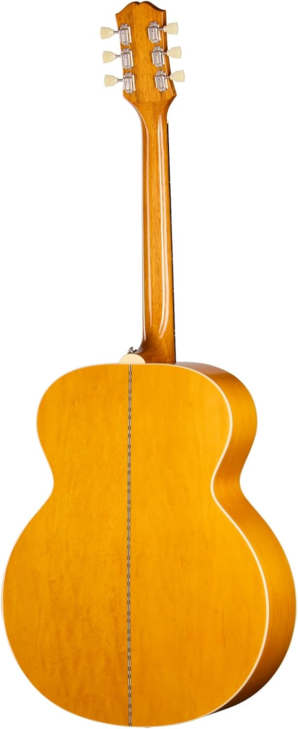 Epiphone J-200 Studio Jumbo Acoustic Electric, Natural with Bag