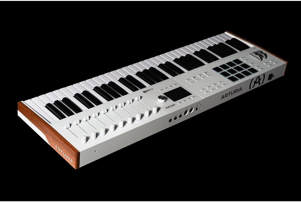Arturia 231631 KeyLab 61 Mk3 61-Key USB MIDI Controller Keyboard White (Renewed)