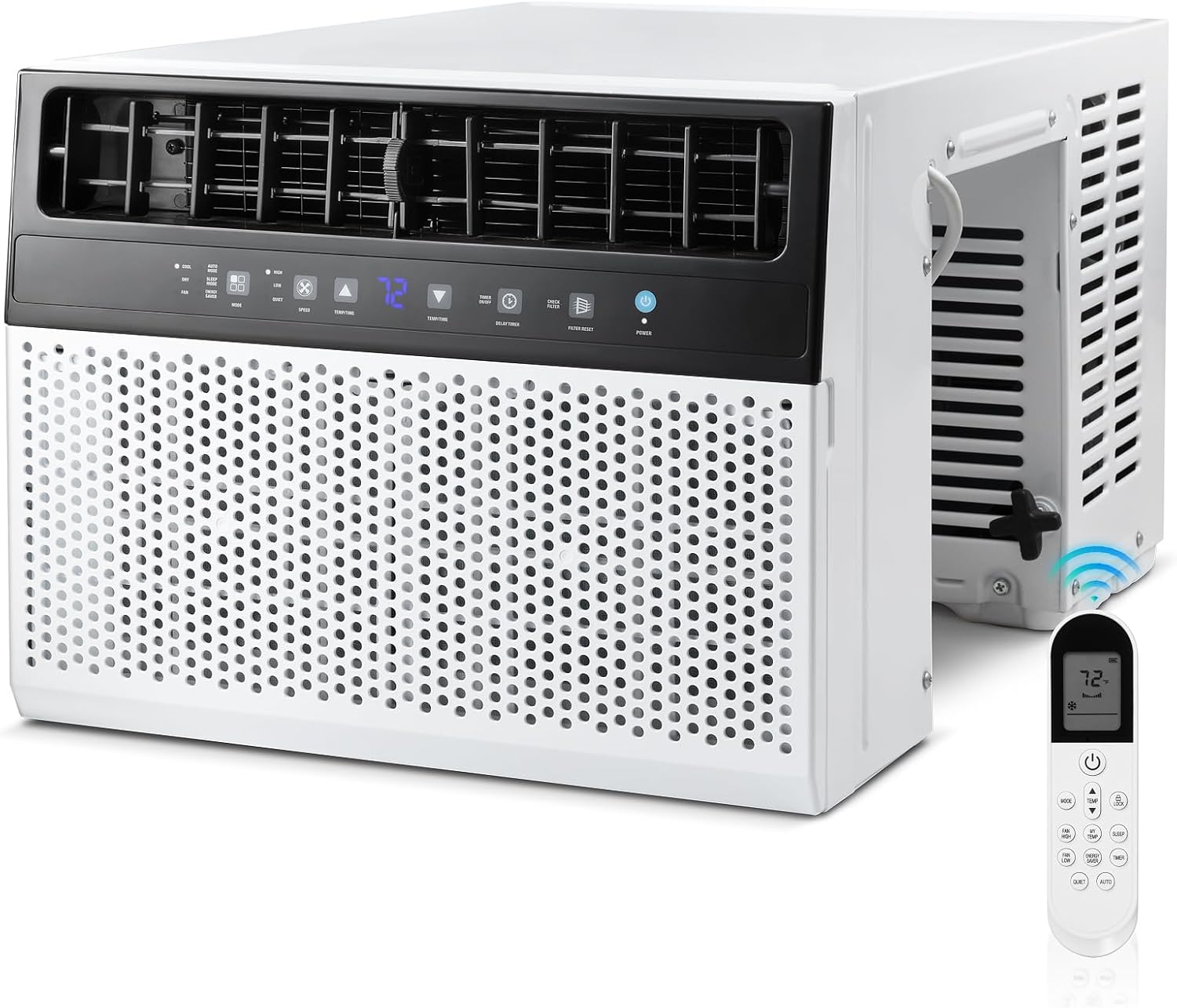 Antarctic Star 12,000 BTU Window Air Conditioners Cools up to 550 Sq. Ft, U-Shaped Air Condtioner Window Unit with 6 Modes 24H Timer, Energy-saving Window AC Units, Easy to Install, White