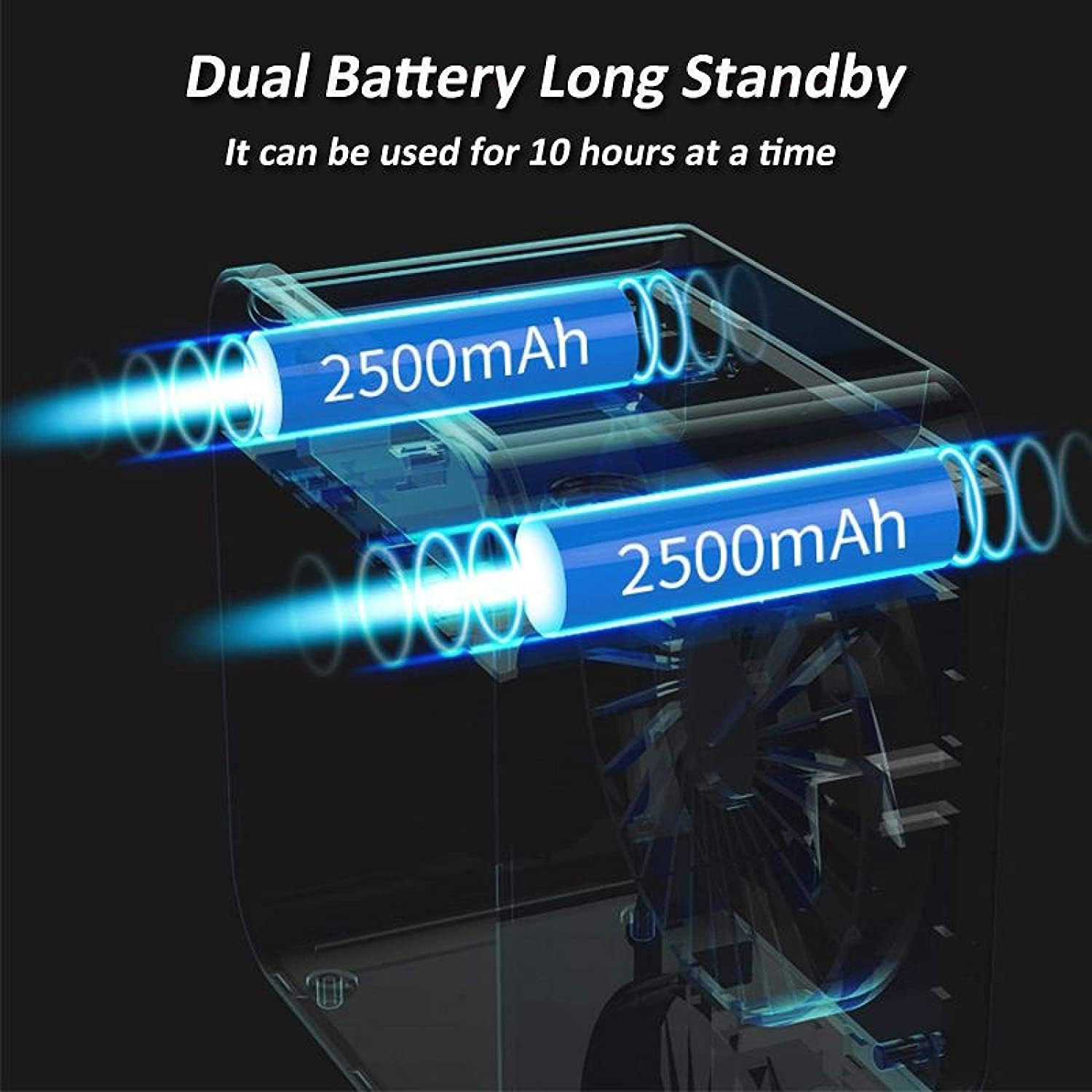 Mini Portable Air Conditioner Humidifier, Usb Evaporative Cooling Fan, Three-speed Adjustable, Low Water Safety Alarm, Suitable For Home And Office Use