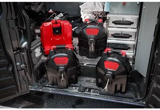 2775B-211 Compatible with Milwaukee 18V Cordless Drum Machine with 3/8” Cable, Drain Cleaner Tool Kit