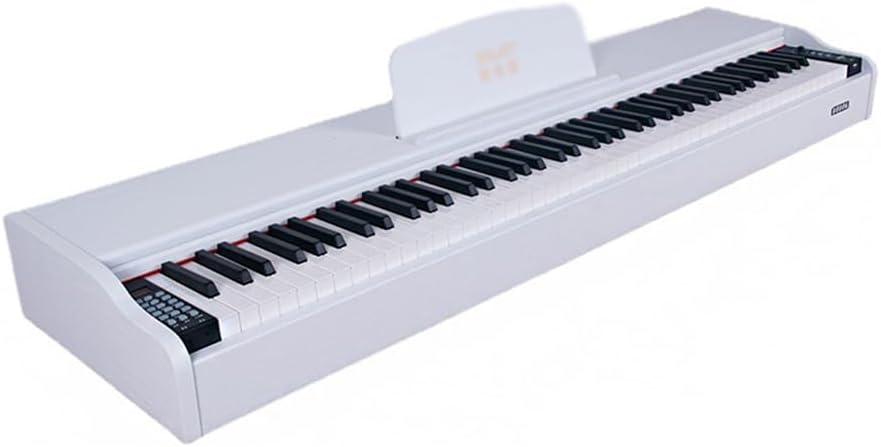 88-Key Standard Hammer Keyboard, Including Music Stand + Power Supply + Three Pedals, 128 Polyphony, 4 Headphone Modes