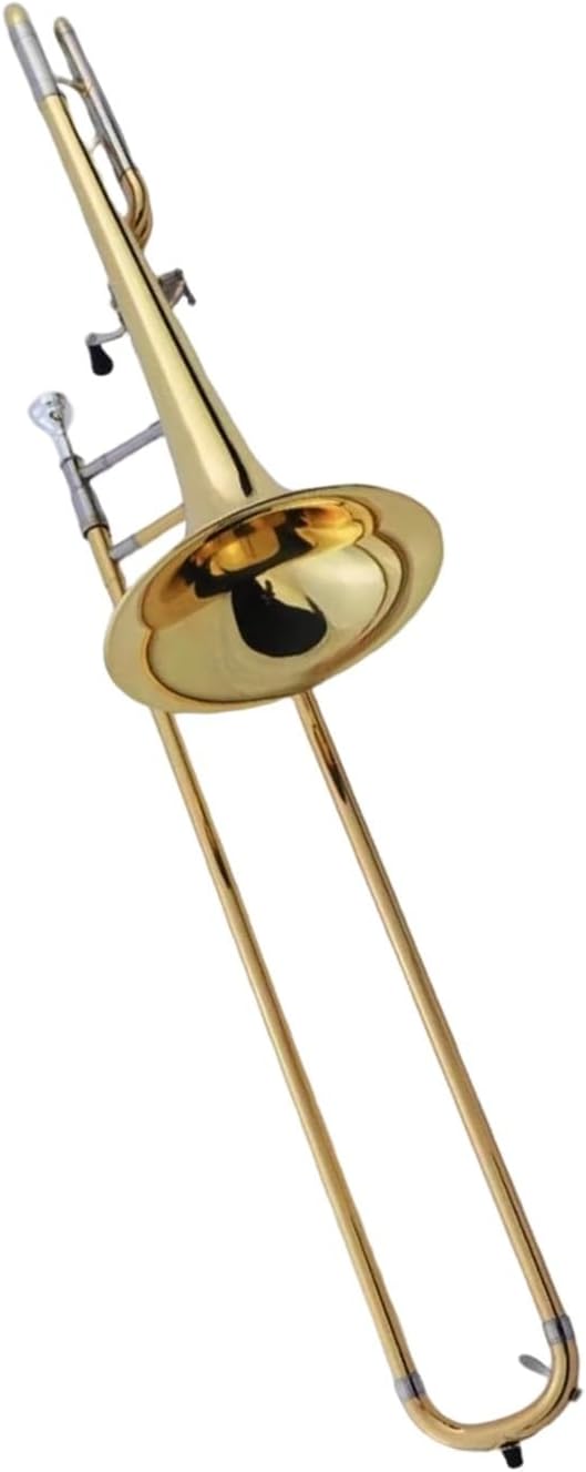 Adult Trombone Instrument B Flat To F Key Tenor Trombone Professional Performance Lacquer Gold