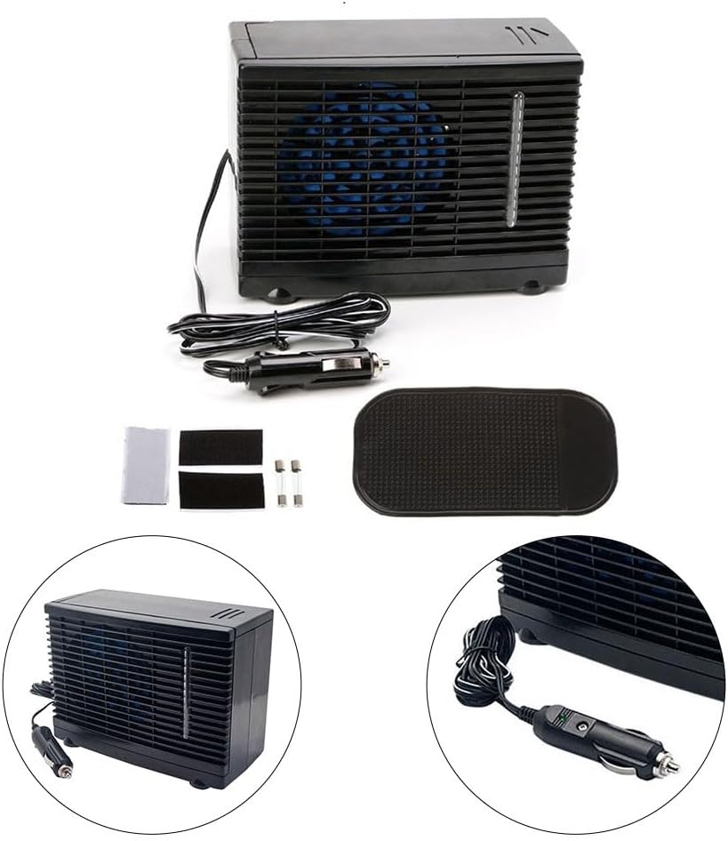 Portable Air Conditioner, Home&Car Cooler Cooling Fan Water Ice Air Condition 12V Small Mini Conditioners for Bedroom Office 200 * 110 * 150mm