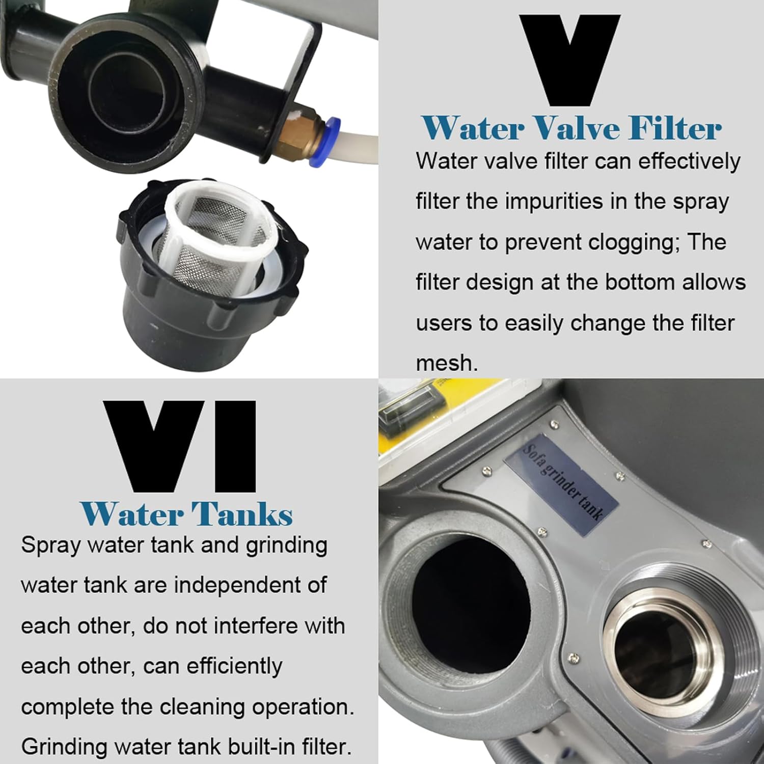 INTSUPERMAI Commercial Carpet Cleaner Carpet Extractor Machine 30L Upright Carpet Cleaner 3 in 1 Portable Carpet Cleaner Sofa Cleaner with Sofa Sanding Function for Cleaning 110V