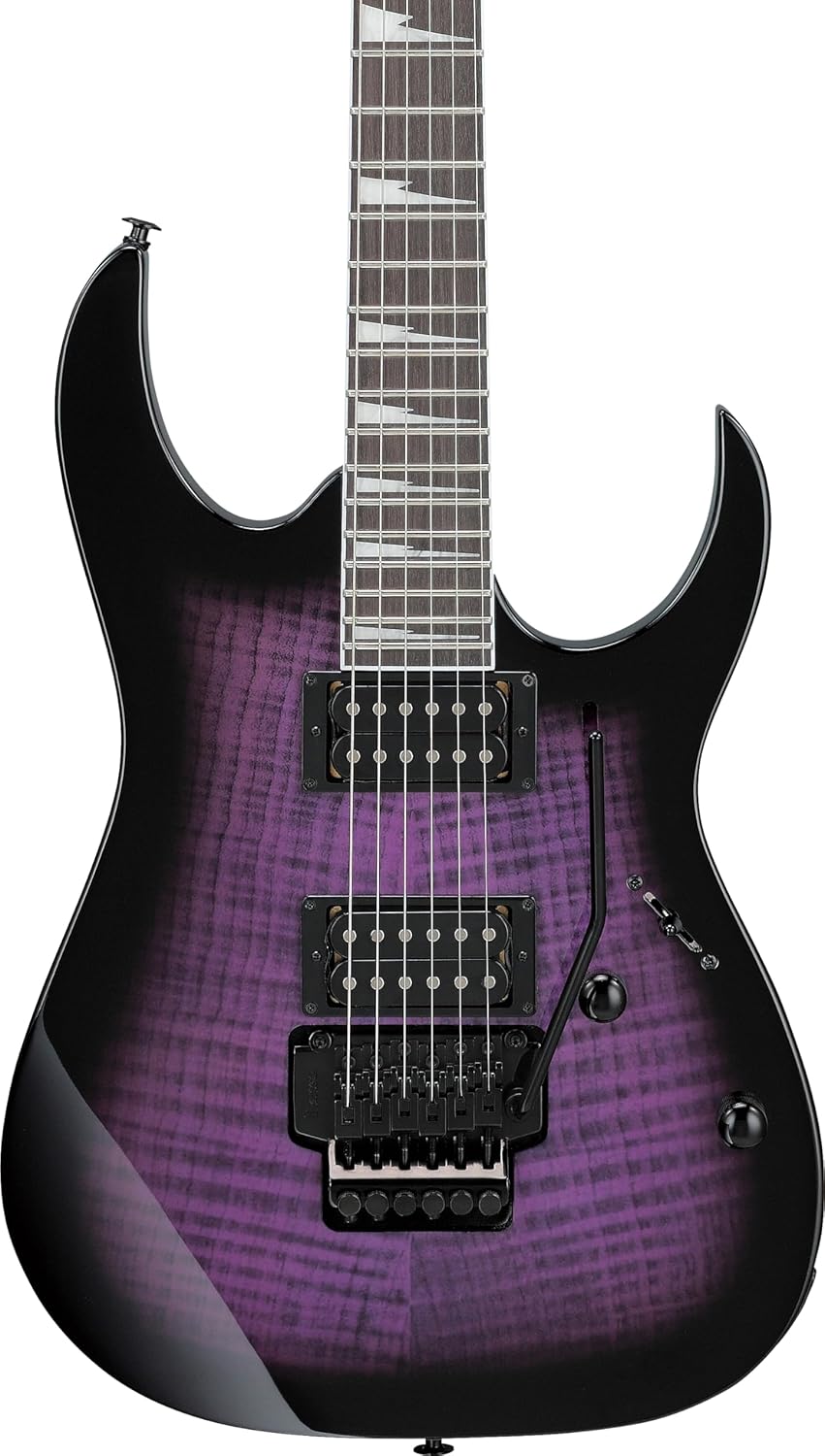 Ibanez Gio RG320FAT Electric Guitar - Transparent Violet Sunburst
