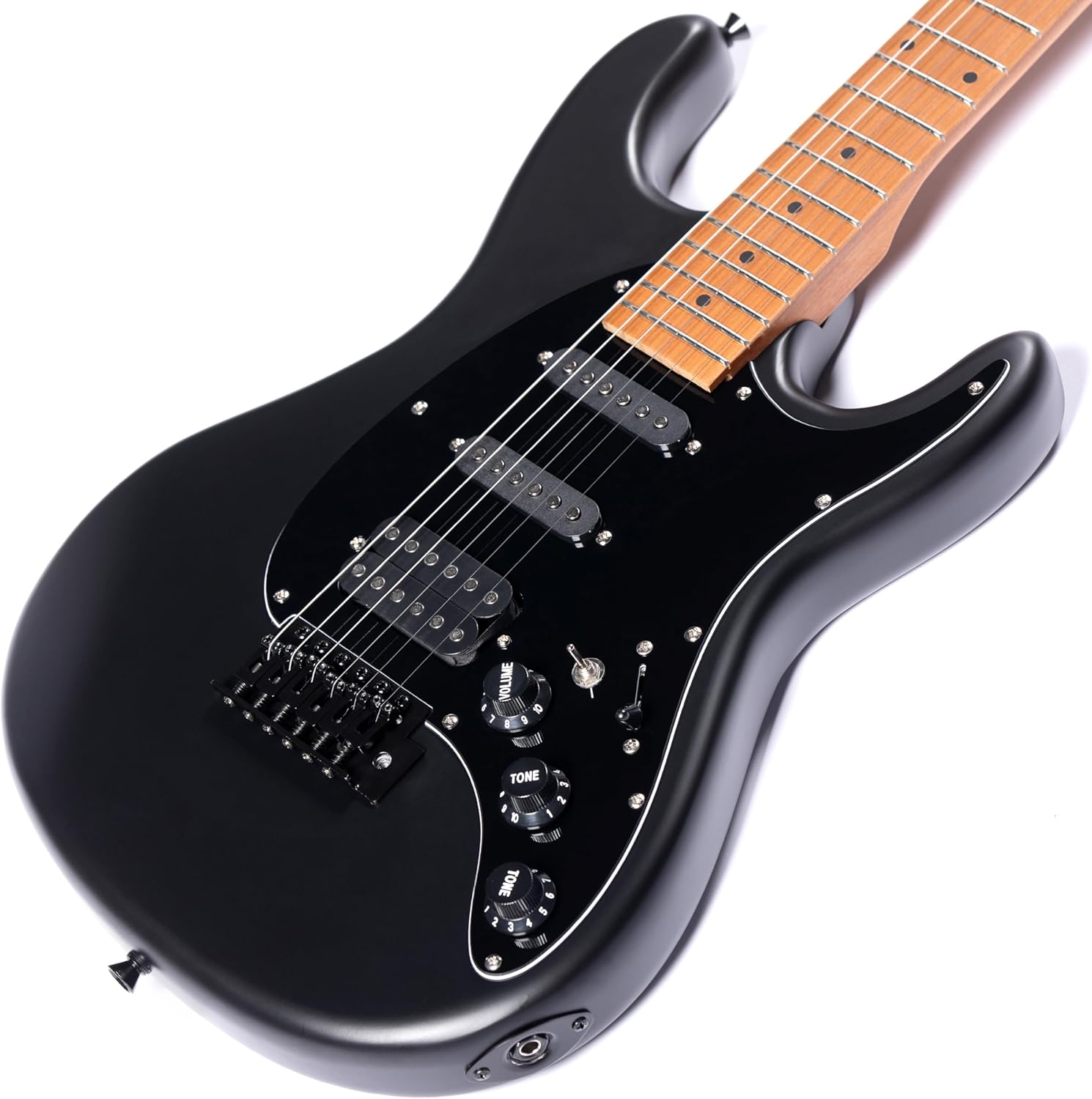 Grote Electric Solid Body Guitar Modern-GST For Beginners (Ebony)