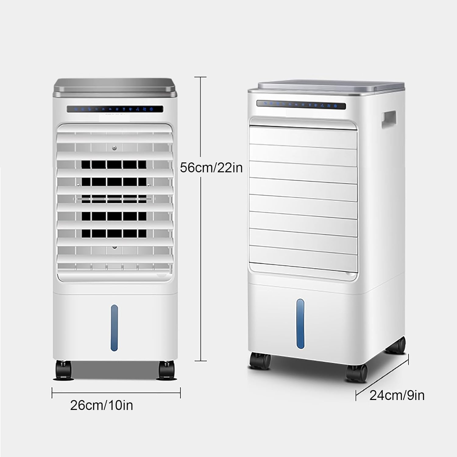 Swamp Cooler, 3-in-1 Evaporative Air Cooler for Room, 1.32Gal Water Tank, 3 Speeds and 3 Models, Windowless Air Conditioner w/7H Timer/Remote