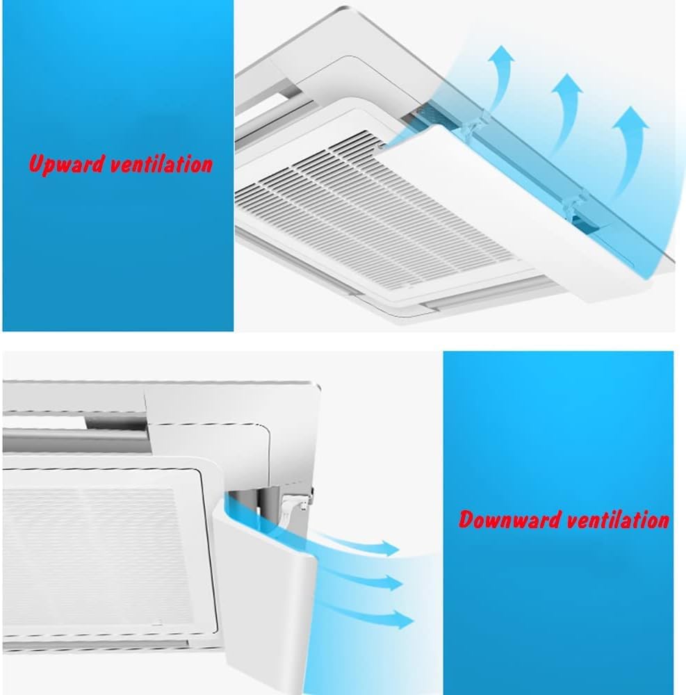 Vent Windshield Ceiling Air Conditioner Wind Deflector Full Control Over Vertical/Horizontal Airflow Direction