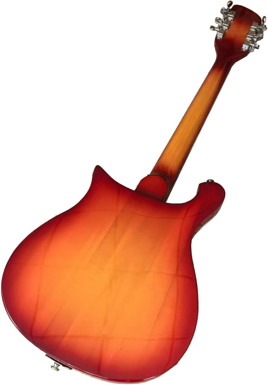 12 String Electric Guitar Professional Series - Lightweight Basswood Body & Rosewood Fretboard(Brown)