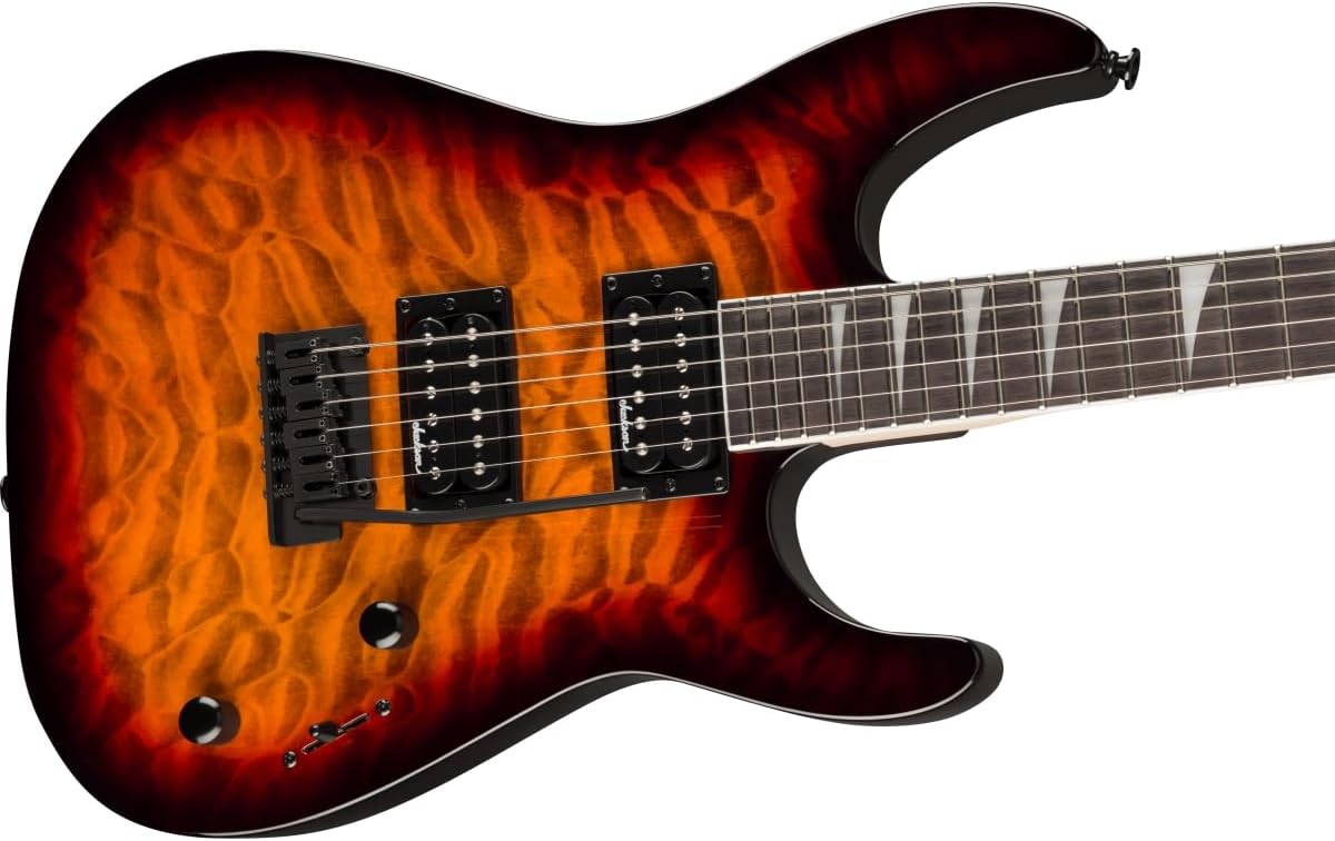 Jackson Dinky JS20 DKQ Electric Guitar - Tobacco Burst