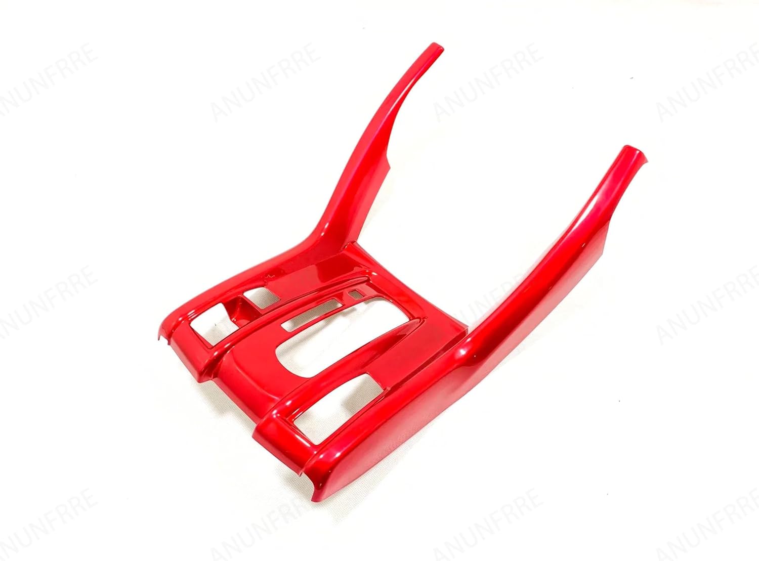 Car Accessories Fit for Honda Civic 10th Gen 2016-2021 ABS Interior Gear Shift Panel Cover Trim 1PC Set (Red)