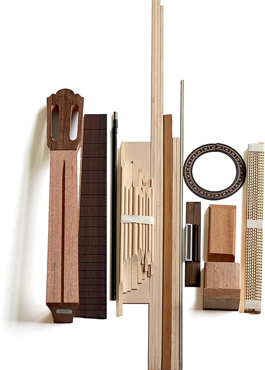 Classical Guitar Back and Side Board Veneer Spruce Surface Production Material Combination Set Unfinished Guitar Body (Color : 2)