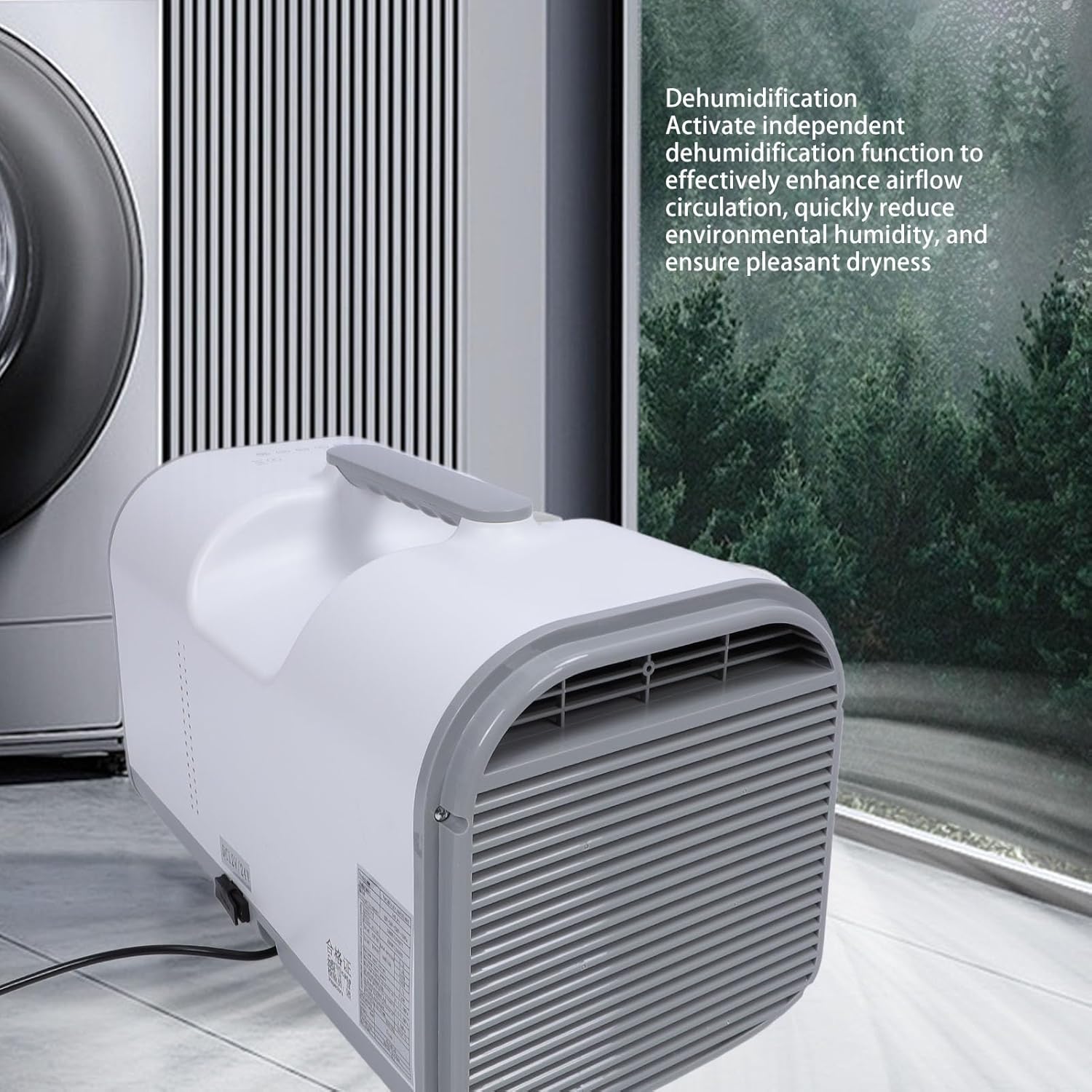 Marhynchus Portable Air Conditioner, 5200BTU Compact AC Unit with Remote Control and Dehumidification, for Room Tent RV Workshop (US Plug 110V)