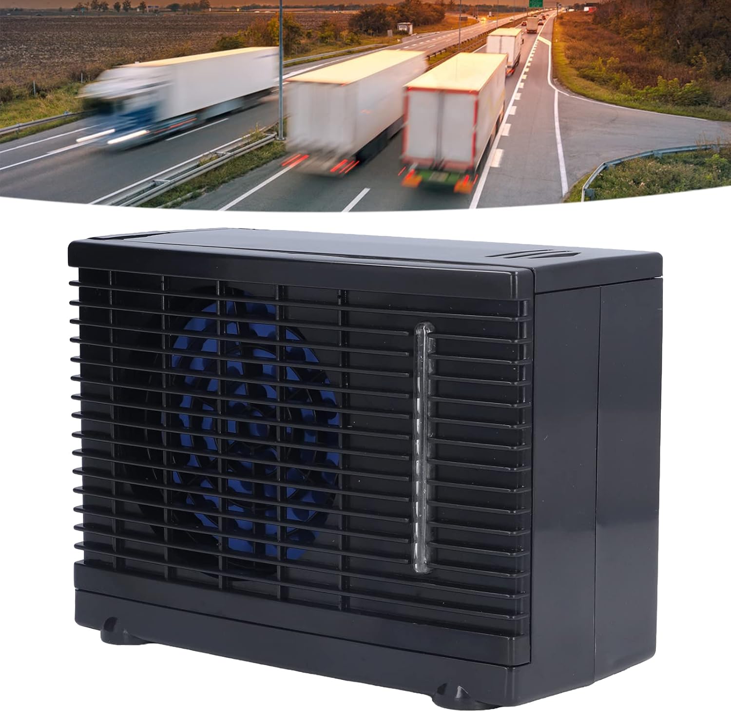 Portable Air Conditioners, Portable Evaporative Air Cooler, Mini Air Conditioning Fan Silent Portable Evaporative Cooler with Water Tank for Car Home 12V