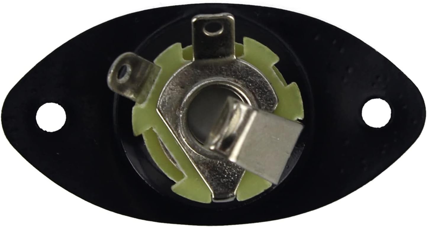 FLFL 1/4'' 6.35mm Electric Guitar Interface Output Interface Black for Guitar Parts Guitar Parts