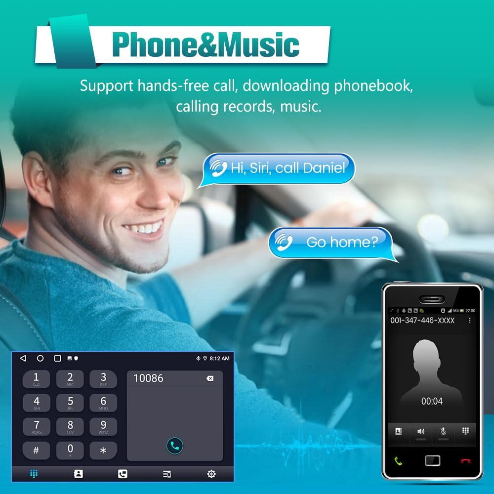 AWESAFE [2GB+32GB] Car Stereo for Ford F150 F-150 2009 2010 2011 2012 with Wireless CarPlay Android Auto, 9