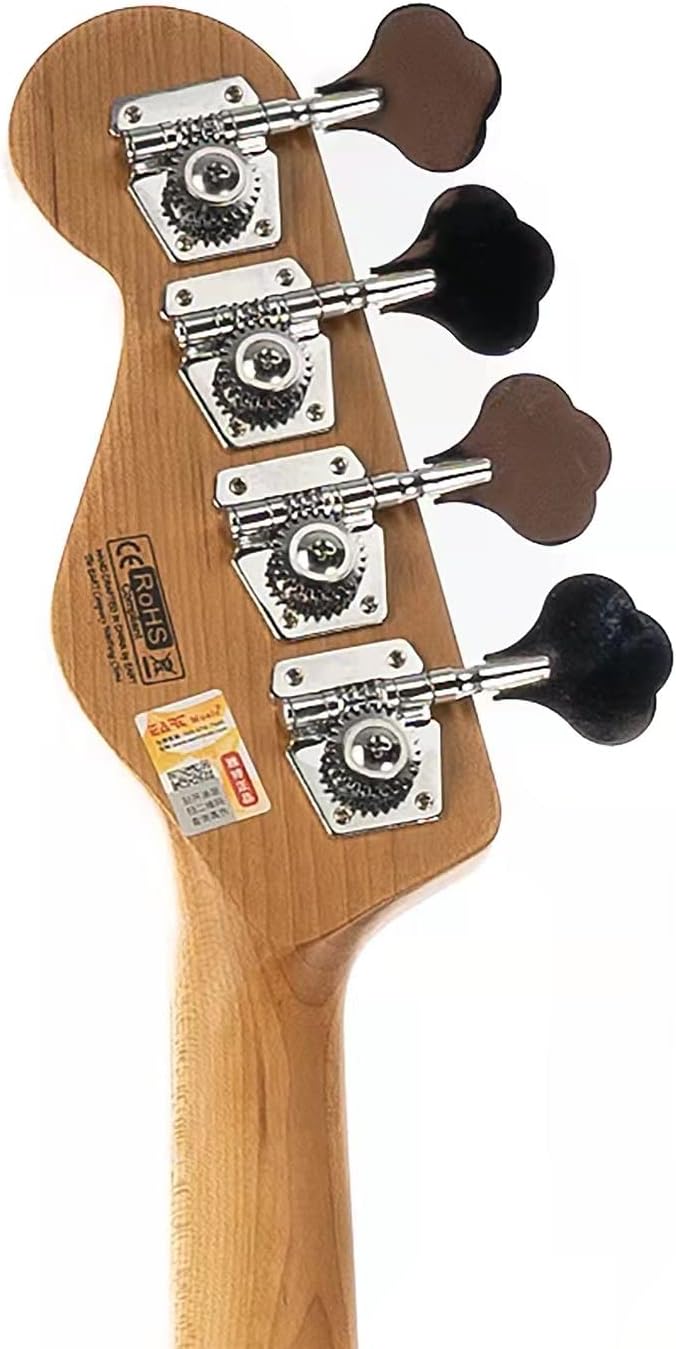 EART Guitars B-10 Roasted Maple Neck Mahogany Body Stainless Steel Fret Vintage Standard 4 Strings Electric Bass