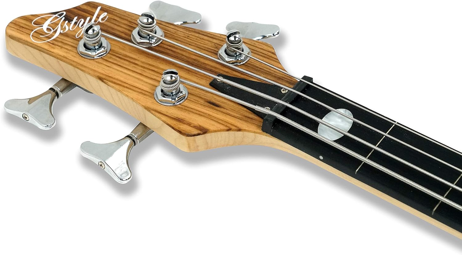 Fretless 4 String Electric Bass Guitar Millettia Laurentii+Okoume body maple neck