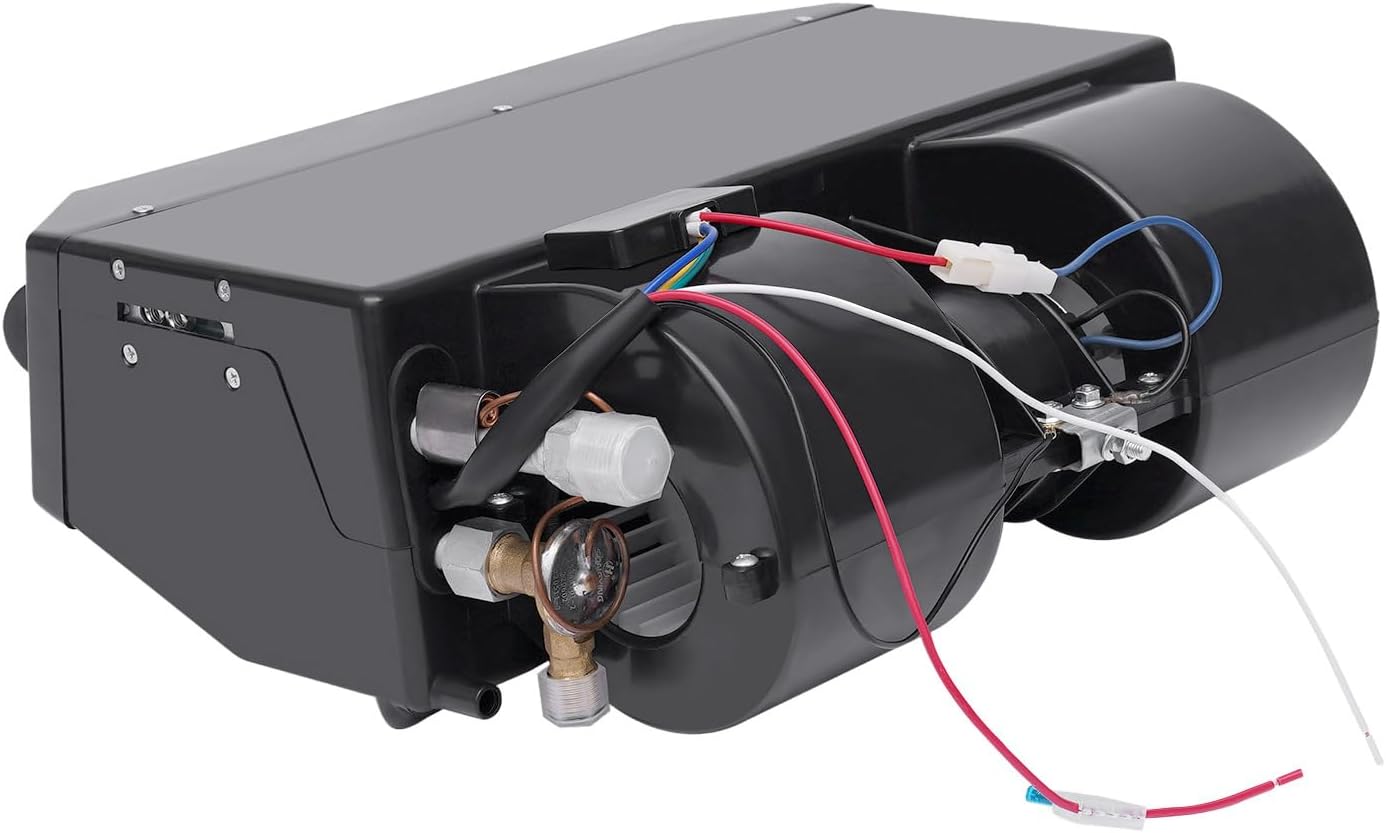 12V Universal Under Dash A/C Evaporator Kit - Heat & Cool 3-Speed Air Flow for Cars & Trucks, BEU-404-100 HVAC Unit with 600 CFM Air Volume