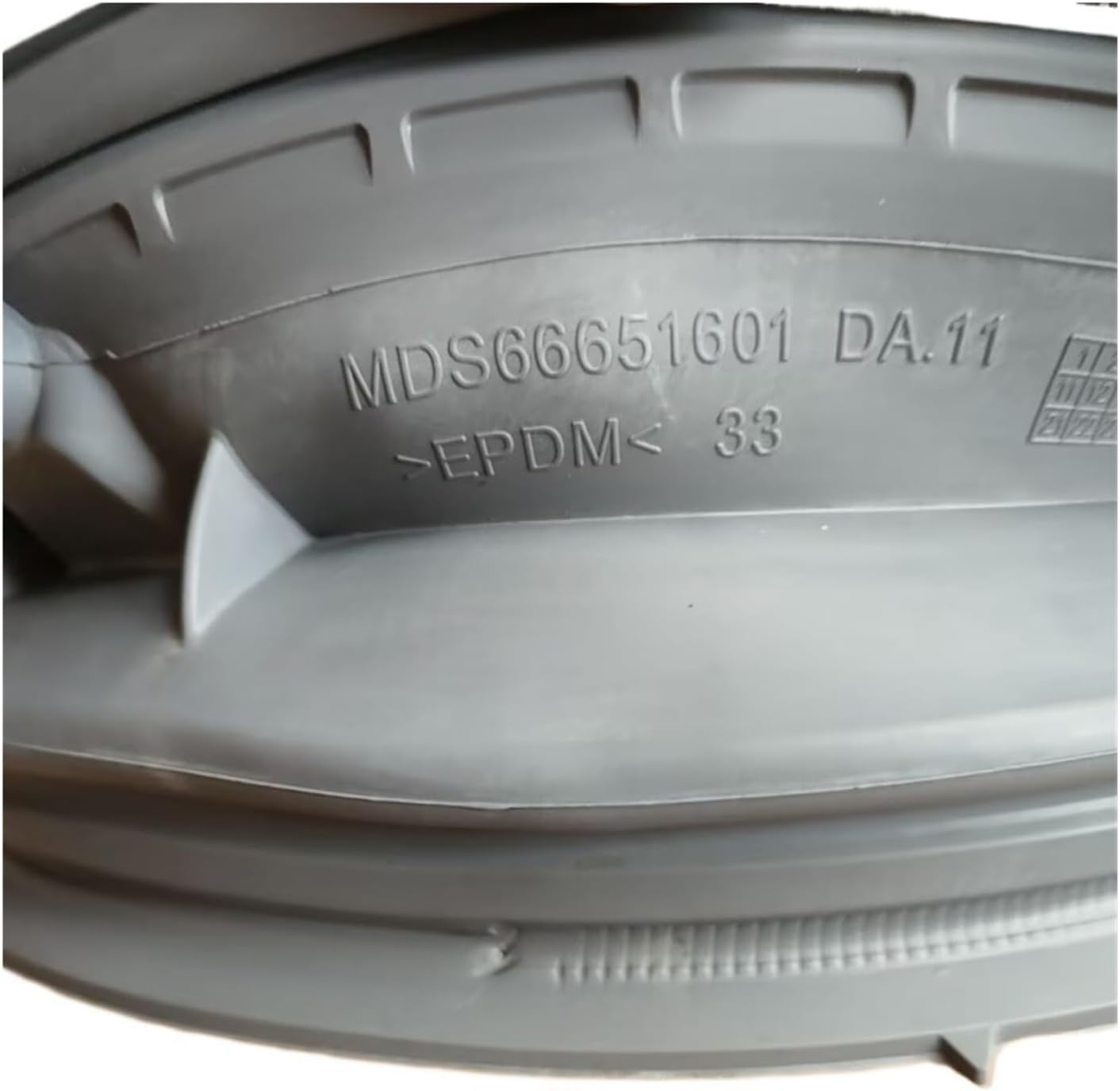 Drum Washing Machine Door Seal Ring, Compatible For LG MDS66651601 MDS666516, Rubber Seal Ring Washing Machine Parts(MDS66651601)