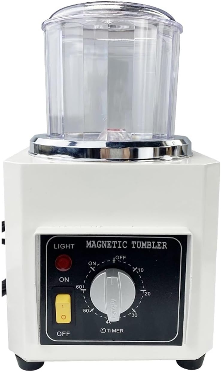 Magnetic Polishing Machine,Tumbler AC DIY Jewelry Polisher Finishing Cleaning Tool,Jewelry Polishing Finishing Machine
