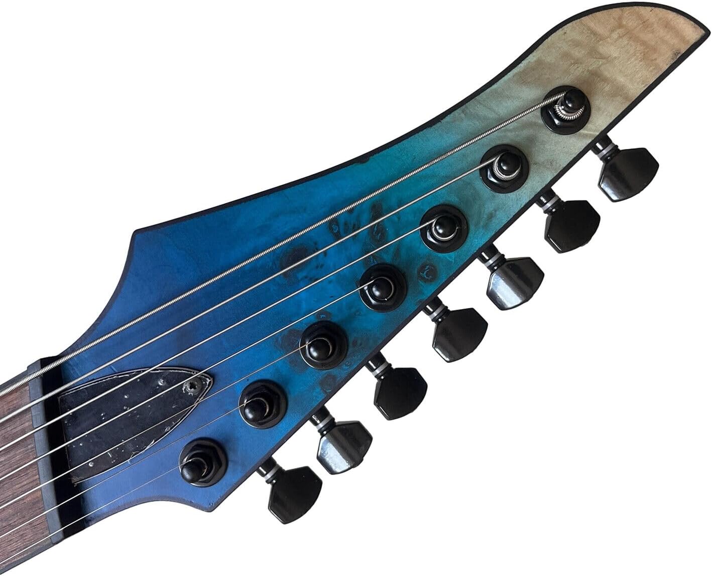 Upgrade Generation Pro Fanned Fret Electric Guitar 7 String Solid Body Guitar Stainless Steel Fret Roasted Guitar Neck