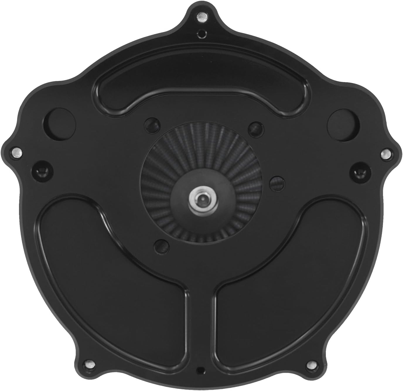 Air Filter Air Cleaner Intake Replacement Kit for Motorcycle Accessories Fit for Harley Sportster XL 883 1200 2004-2022 (Black Housing Gray Filter Element)