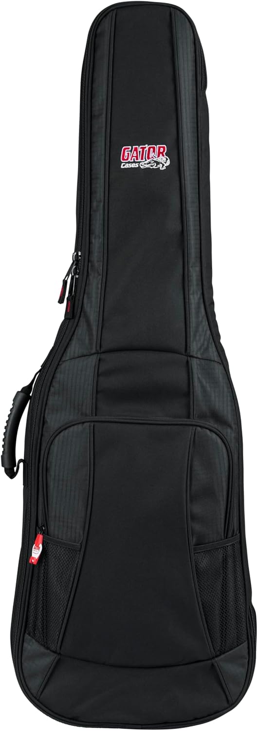 Gator Cases 4G Series Gig Bag For Electric Guitars with Adjustable Backpack Straps, Fits Jazzmaster Style Guitars (GB-4G-JMASTER)