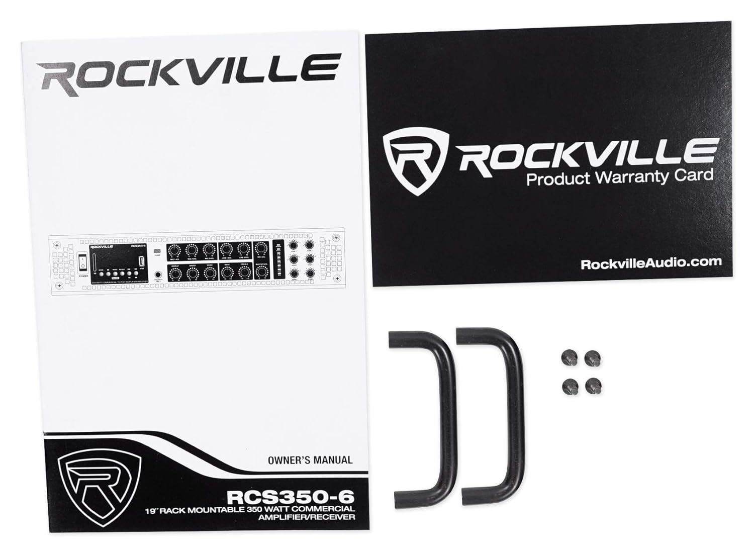 Rockville RCS350-6 350W 6 Zone 70V Commercial Amplifier, Bluetooth, USB, Optical, Rack Mount, for Restaurants and Offices