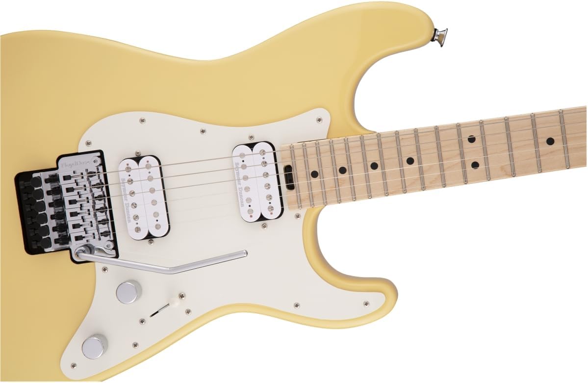 Charvel Pro-Mod So-Cal Style 1 HH FR M Electric Guitar, Maple Fingerboard (Vintage White)