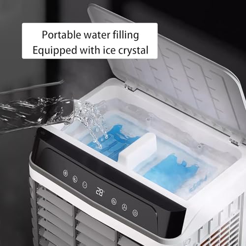 Energy-Saved Air Cooler, 3 In 1 Air Conditioner with Water Tank, 24H Timer, 3 Speeds, Portable Evaporative Cooler for Office Room Garage