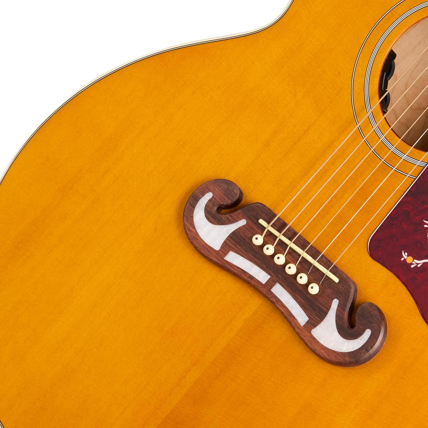 Epiphone J-200 Studio Jumbo Acoustic Electric, Natural with Bag