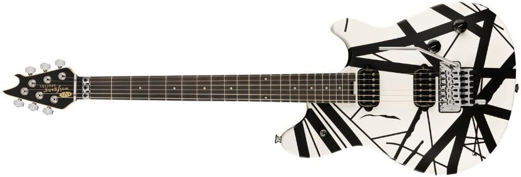 EVH Wolfgang Special Electric Guitar - Satin Striped Black/White