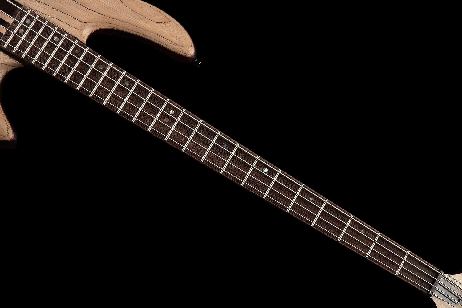 Cort, 4-String Bass Guitar, Right, Etched Natural Black (A4ULTRAENB)